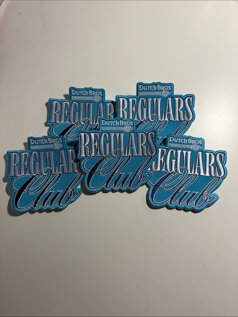 Dutch Bros "Regulars Club" Embroidered Patch (sew/iron on) SOLD INDIVIDUALLY